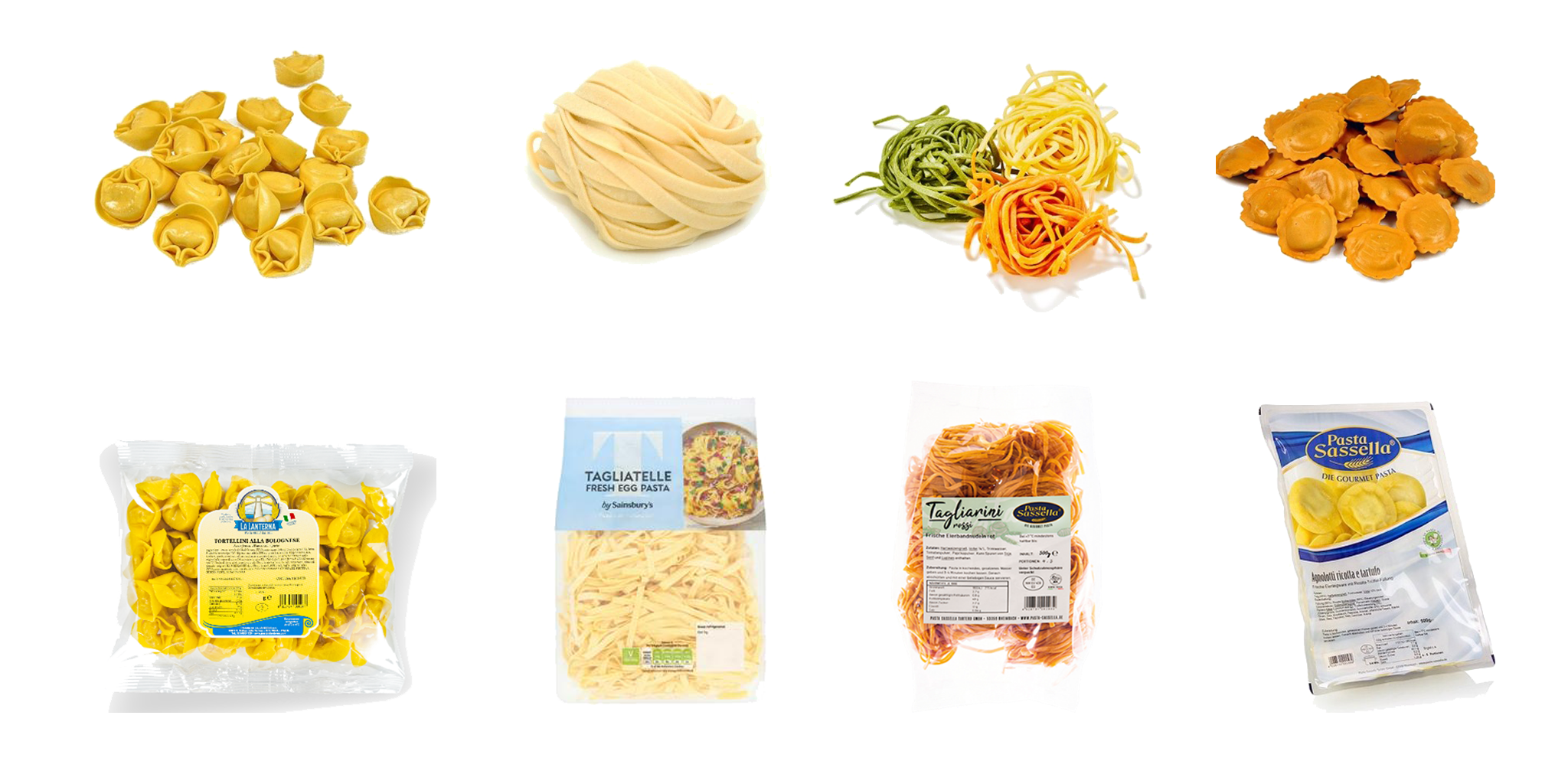 Fresh Pasta Production Line, Filled Pasta, Ravioli, Tortellini & More Products
